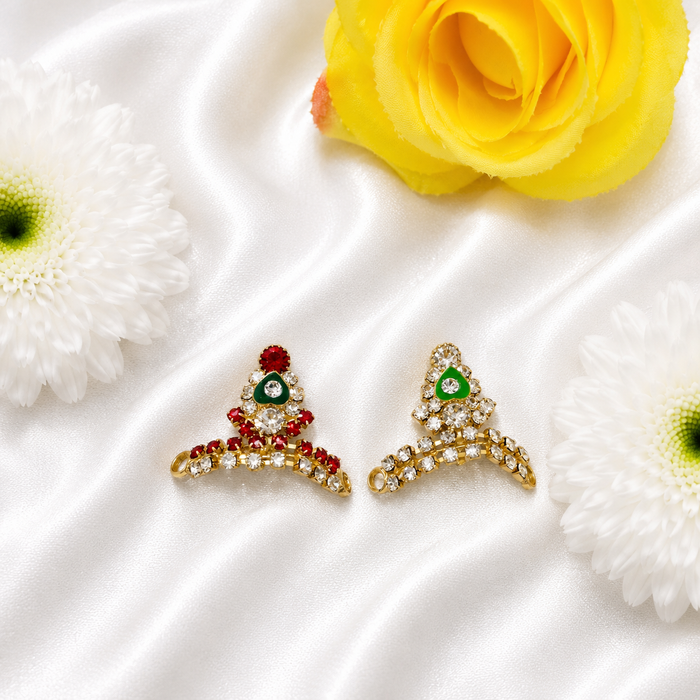 Ruby Shwet Mukut (Pack of 2)