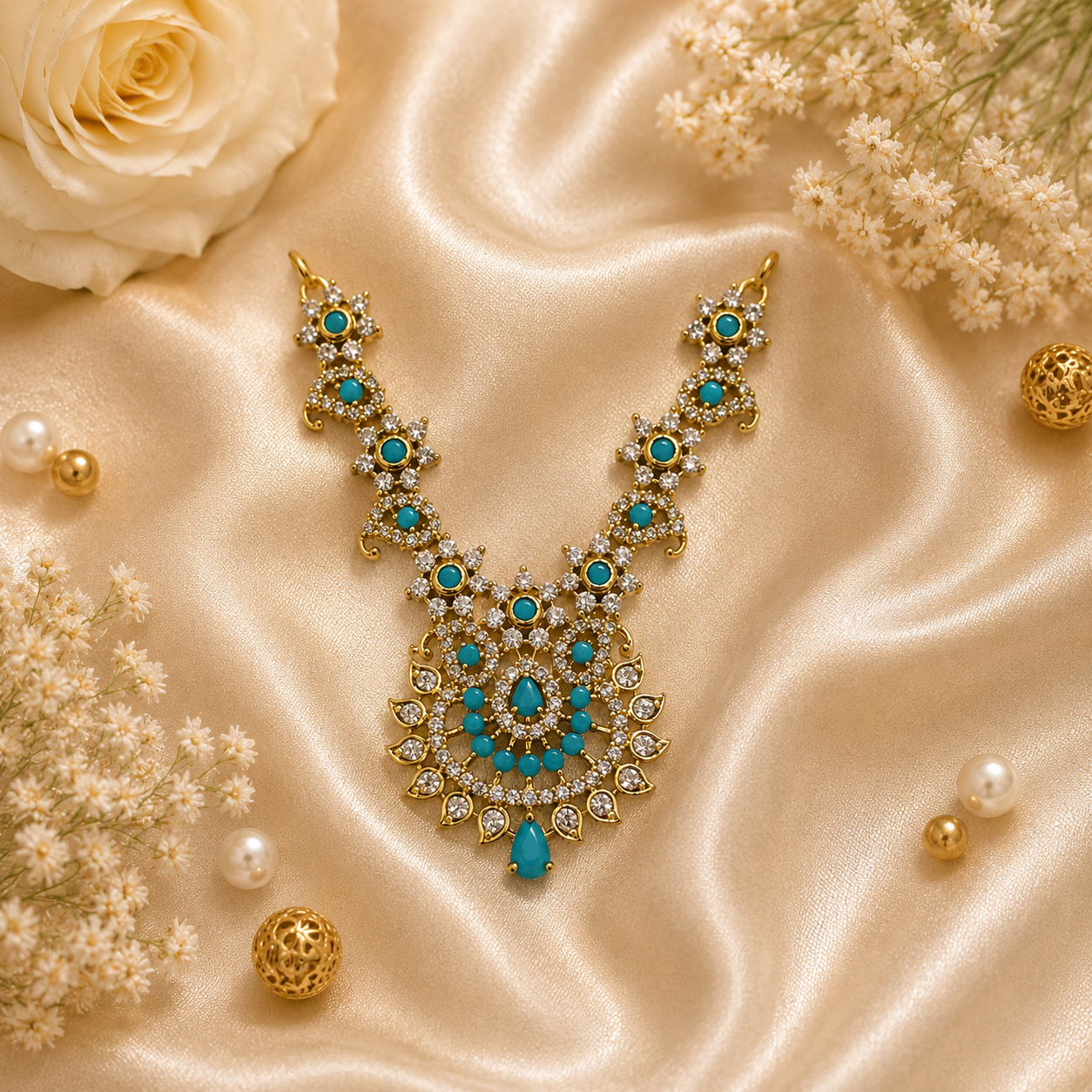 Vaijyanti Ratna Necklace Set