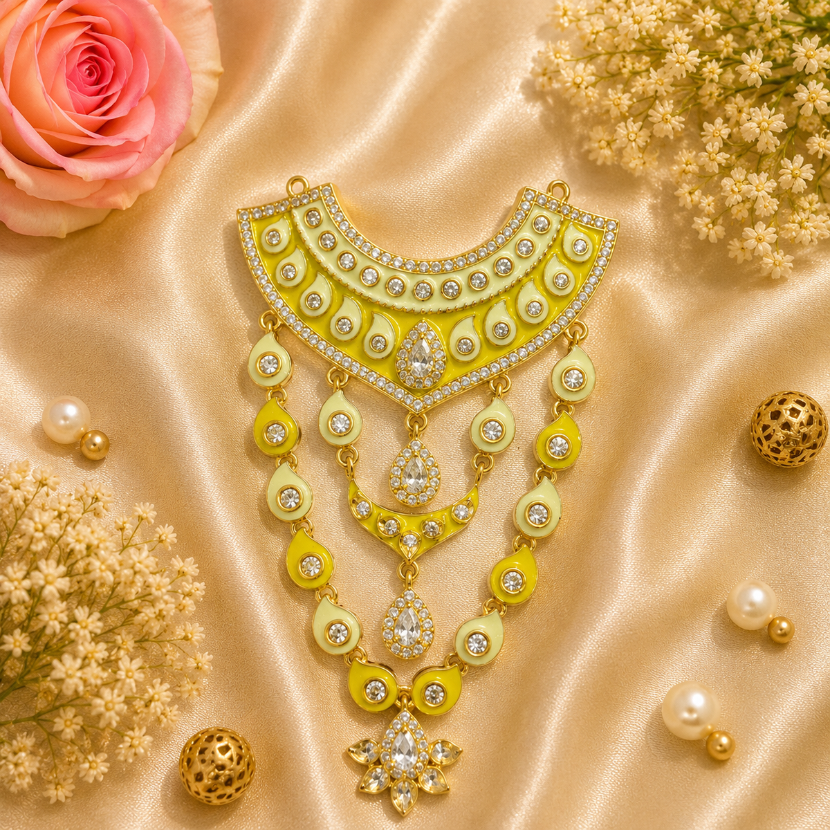 Rang Dhawal Necklace Set