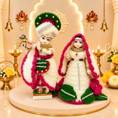 Padma Prabha Woollen Radhe Krishna Dress