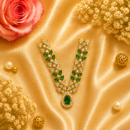 Harit Manikya Necklace Set (Pack of 2)