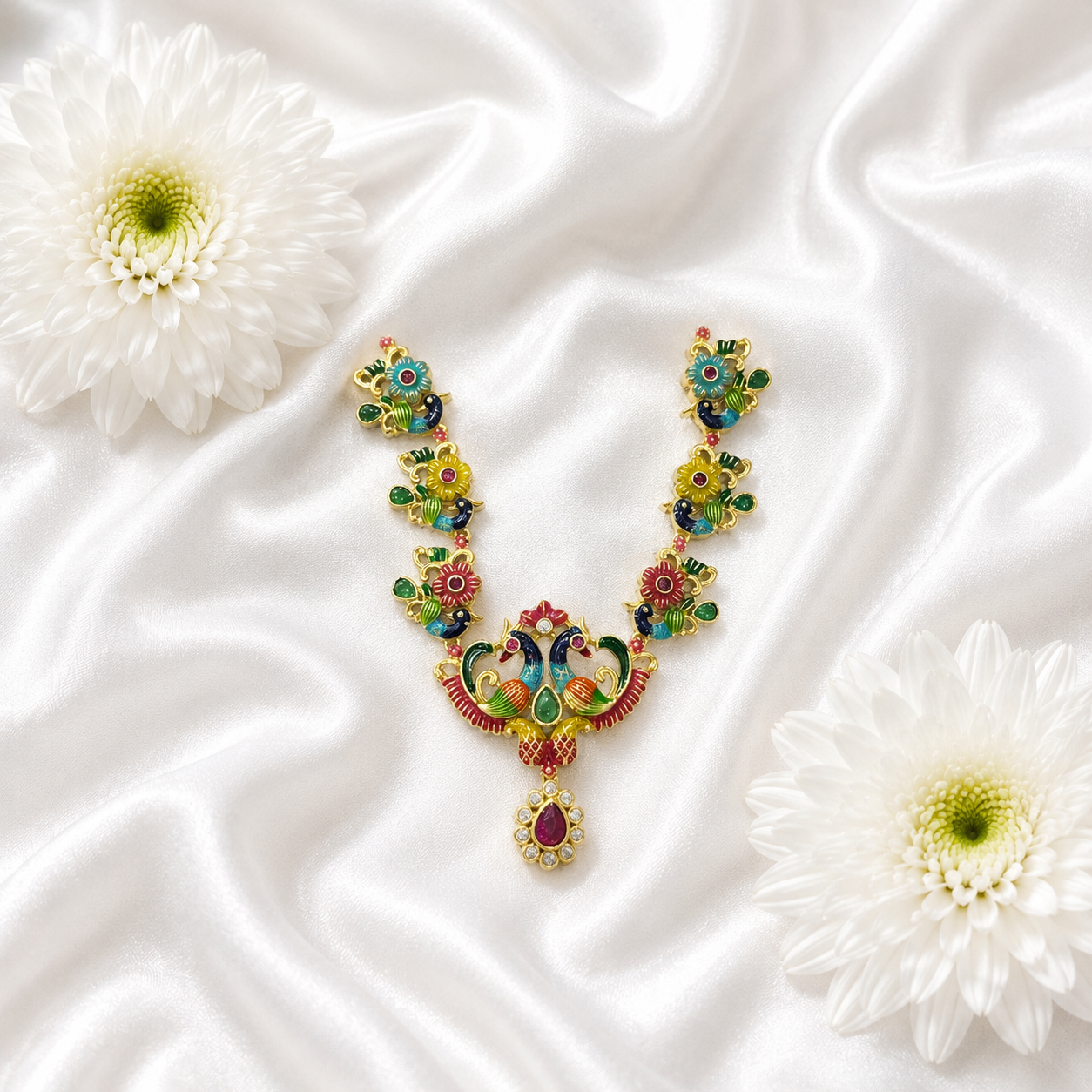 Mayur Vaijyanti Necklace Set