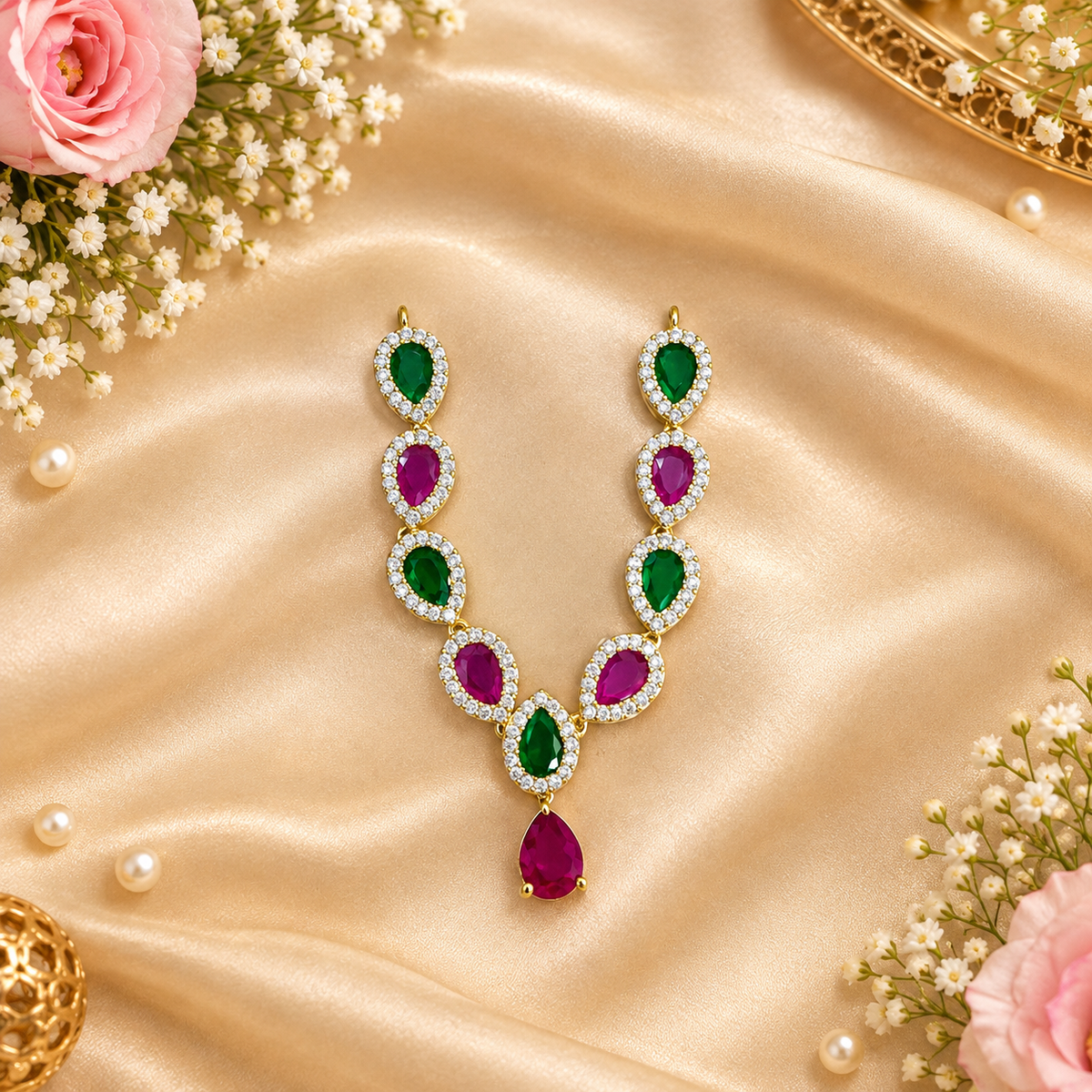 Divya Kamala Necklace Set (Pack of 2)