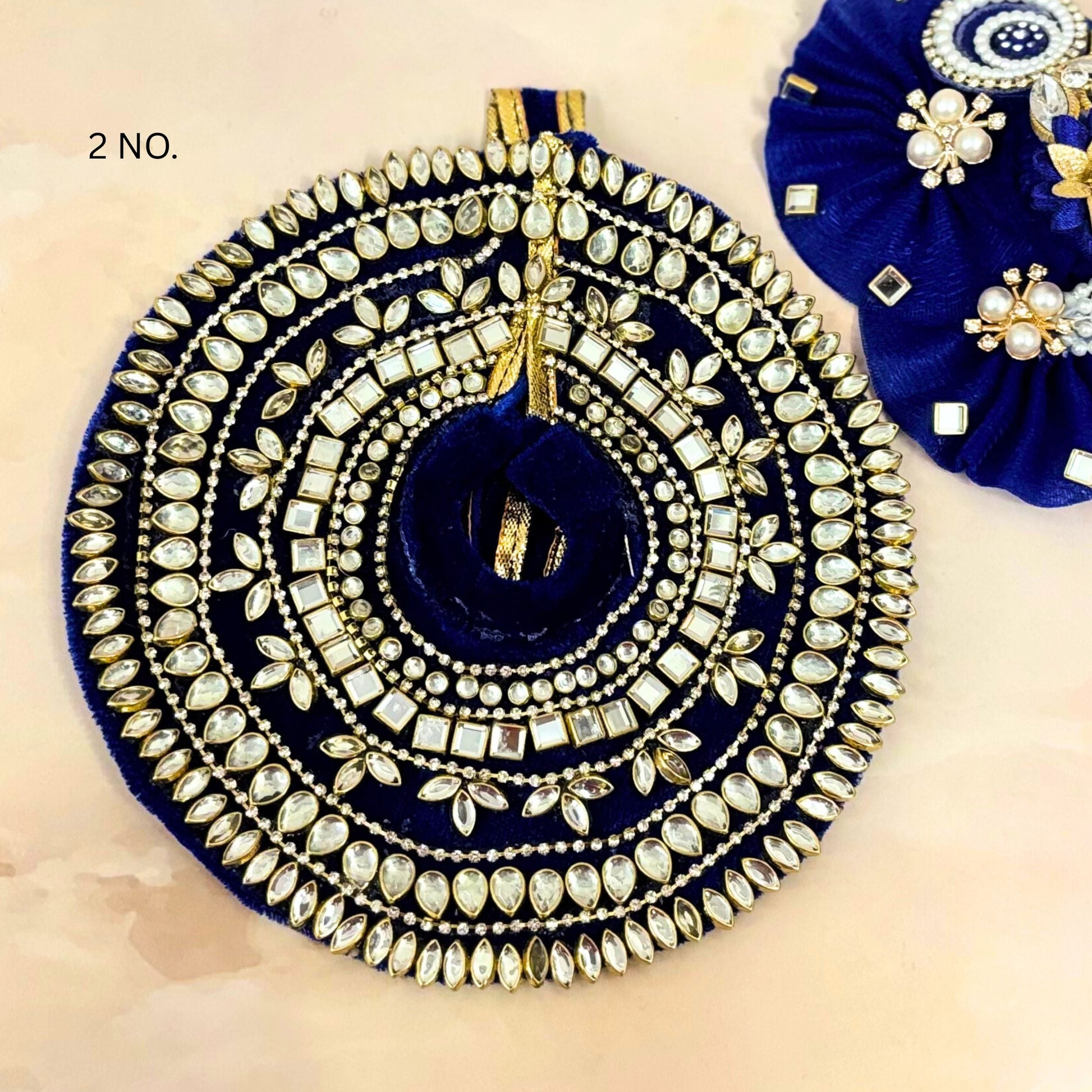 Neelrajya Velvet Laddu Gopal Dress