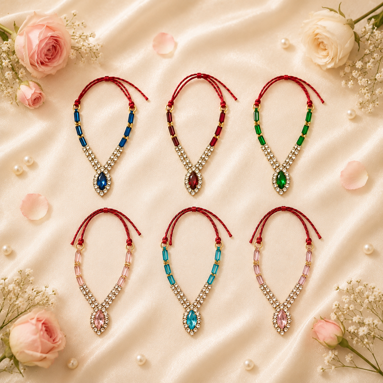 Ratnadeep Kanthi Necklace Set(Pack of 6)