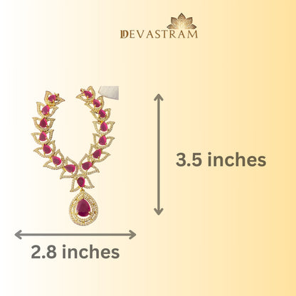 Pushparatna Ruby Necklace