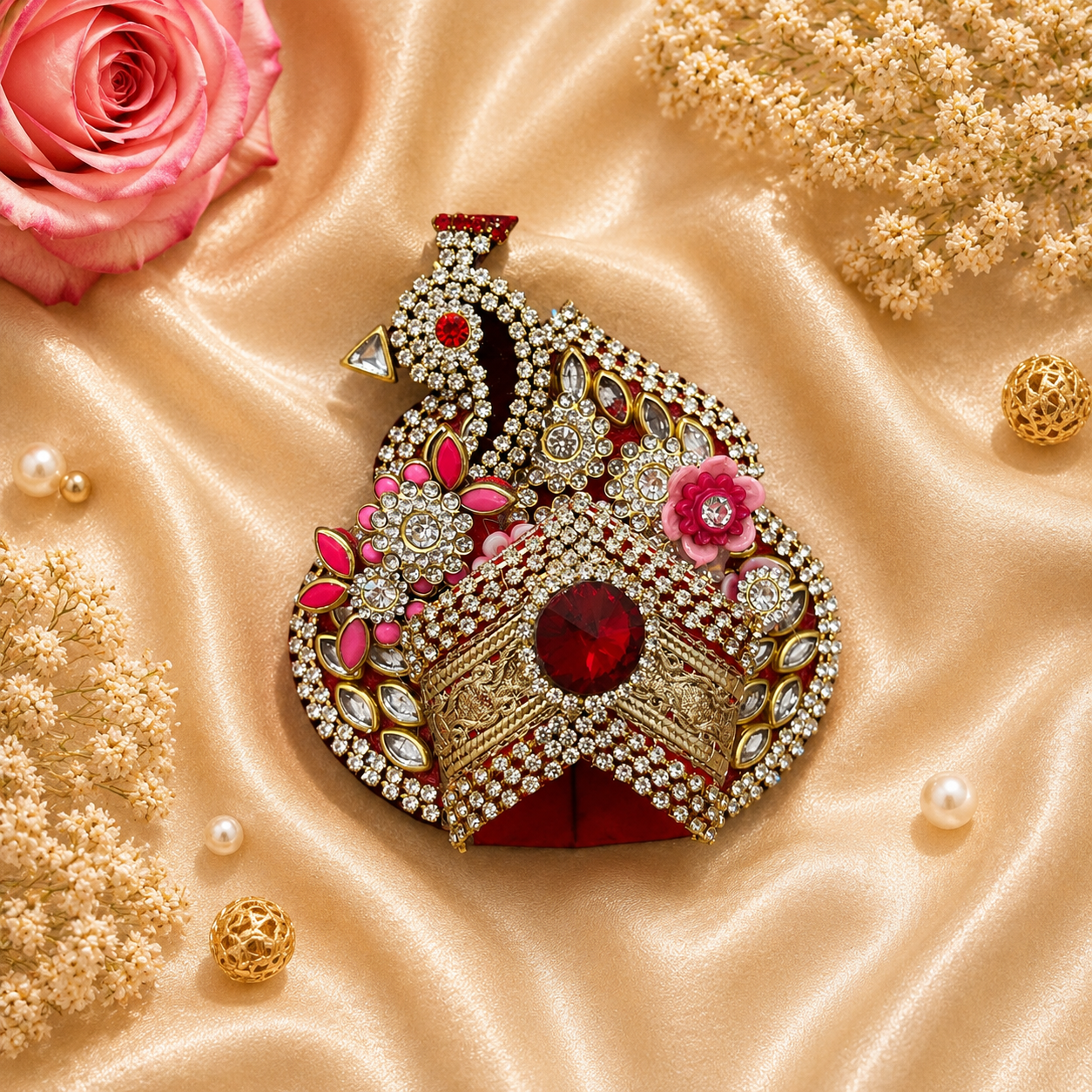 Shyam Vilas Ruby Laddu Gopal Dress