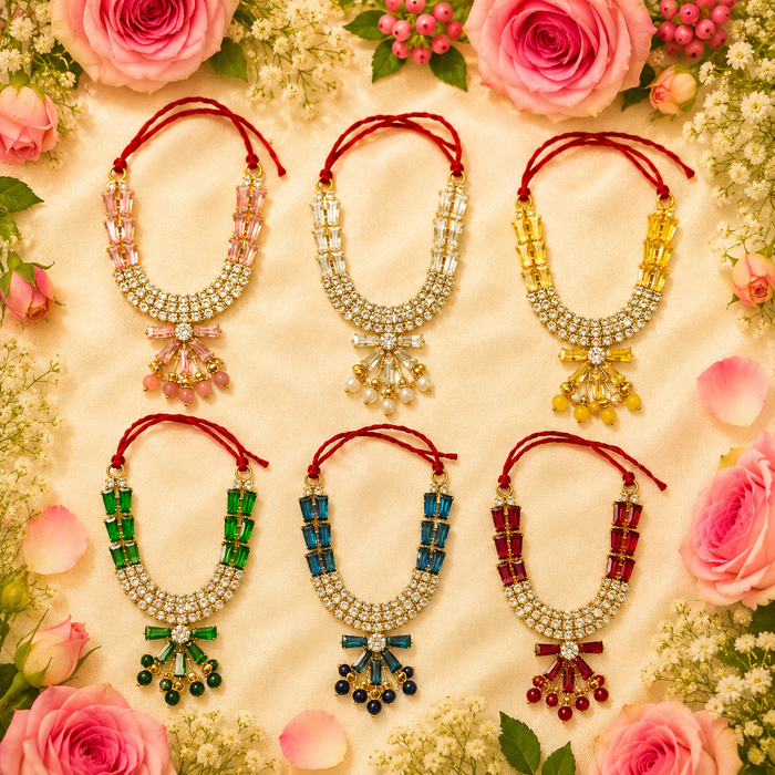 Mohanpriya Kanthi Necklace Set(Pack of 6)