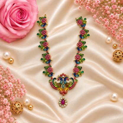 Divya Mayur Shringar Necklace Set