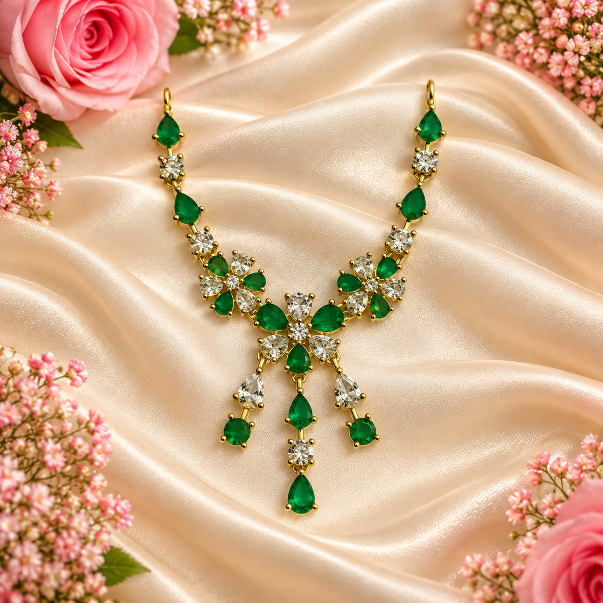 Anurag Pushp Necklace Set (Pack of 2)