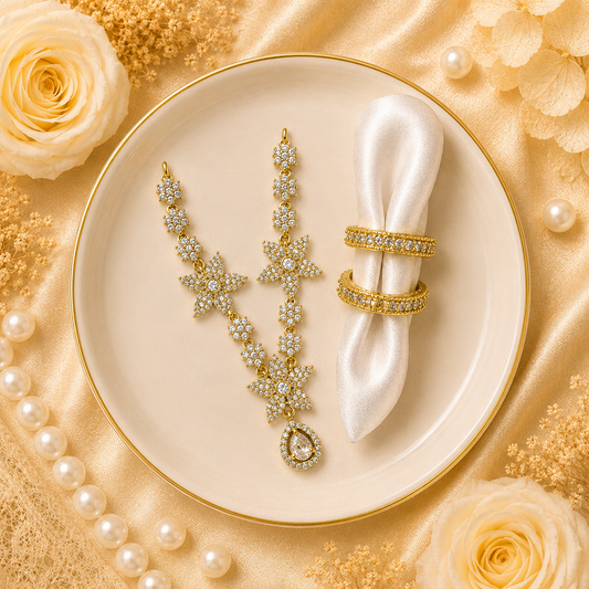 Mukutmani Necklace Kangan Set