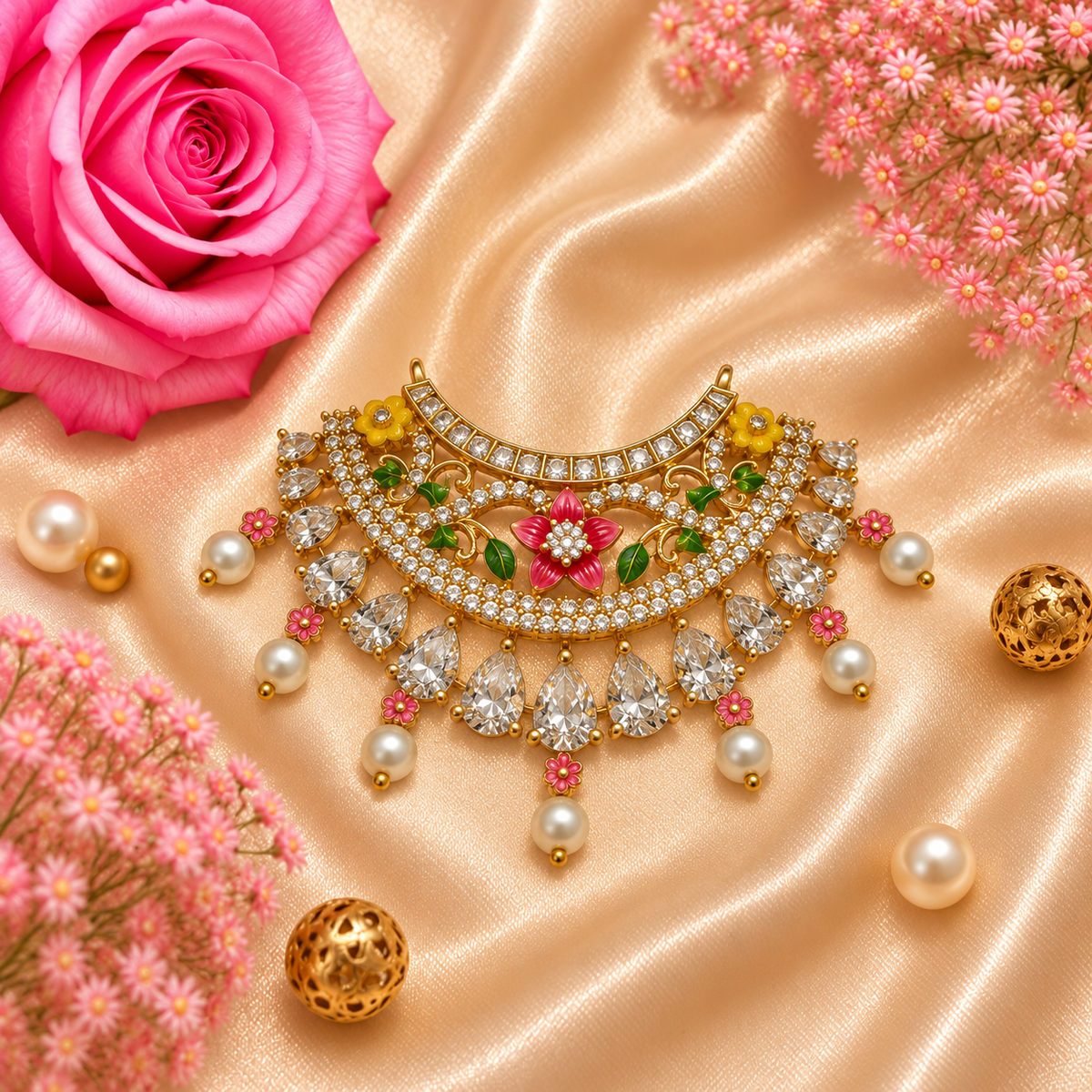 Surya Pearl Necklace Set