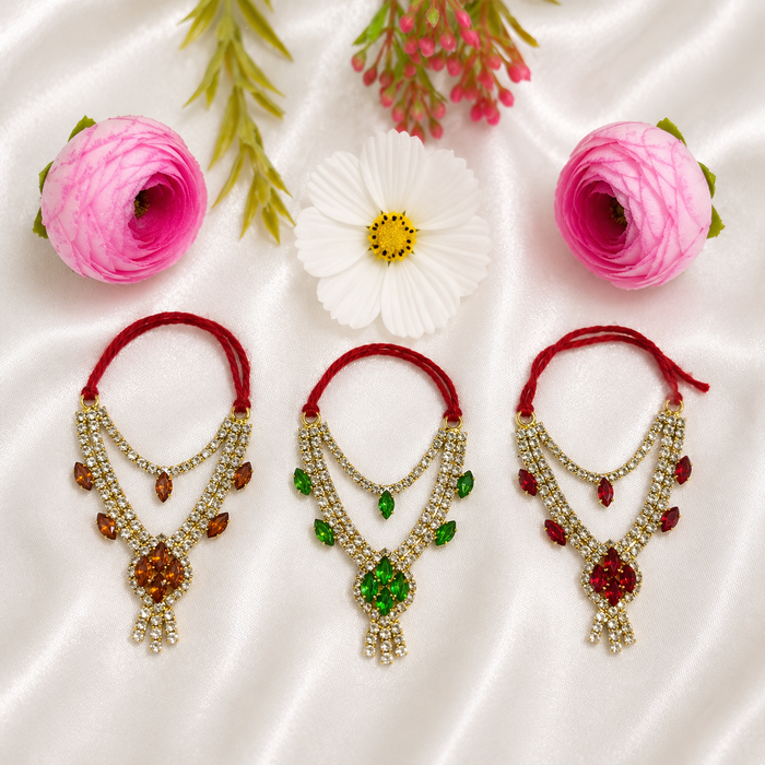 Vrindavan Kanthii Necklace Set(Pack of 3)