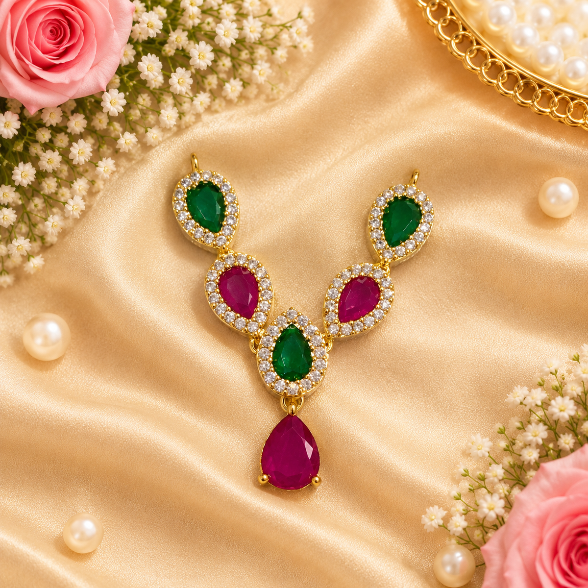 Prem Kusum Necklace Set (Pack of 2)