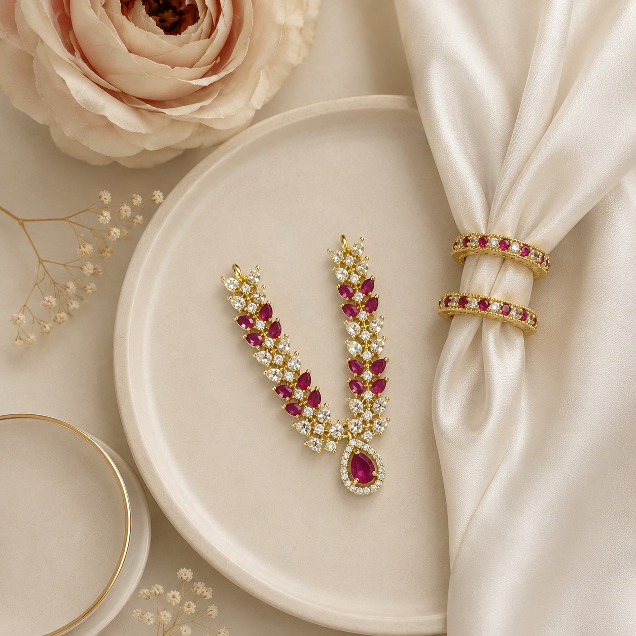 Rubyratna Rani Shringar Set