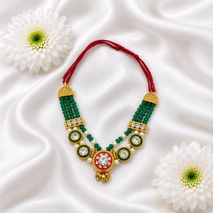 Harit Keshari Necklace Set(Pack of 2)