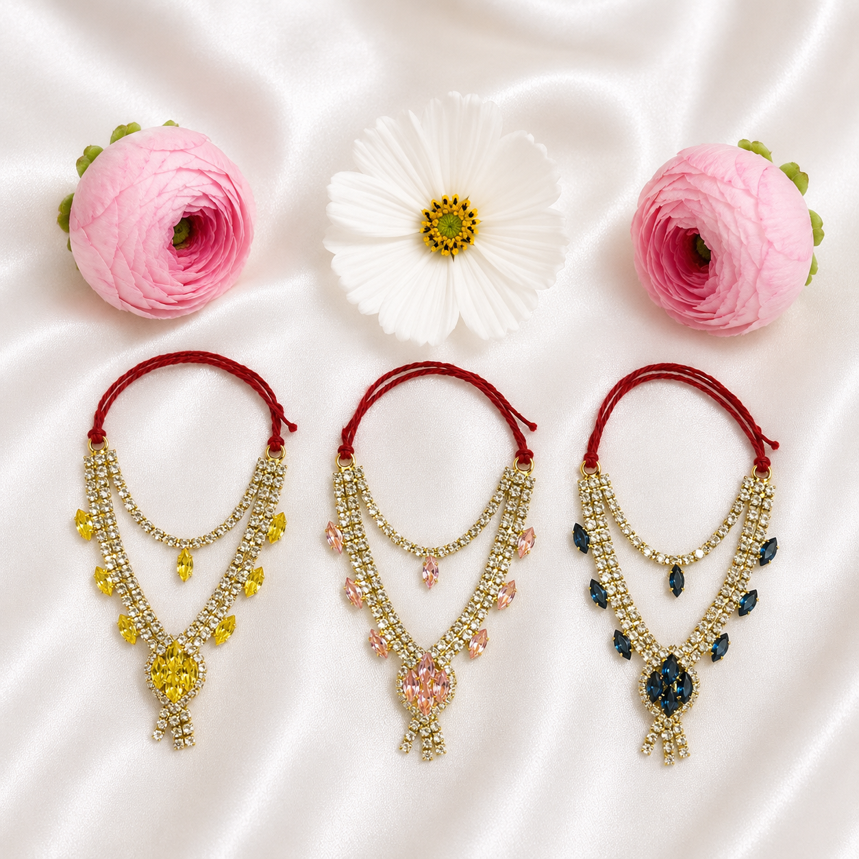 Laxmi Kanthii Necklace Set(Pack of 3)