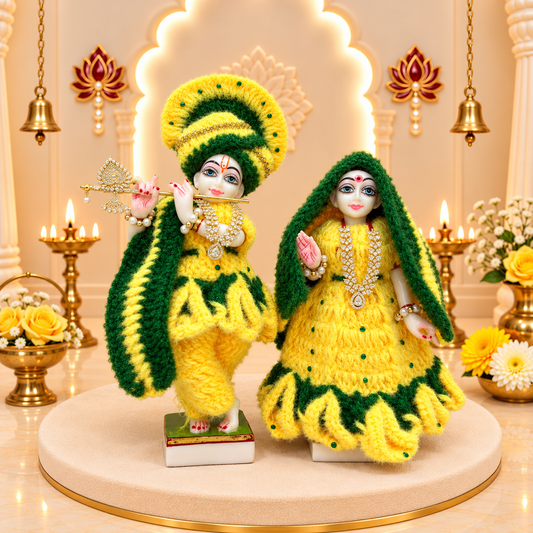Surya Kishor Woollen Radhe Krishna Dress