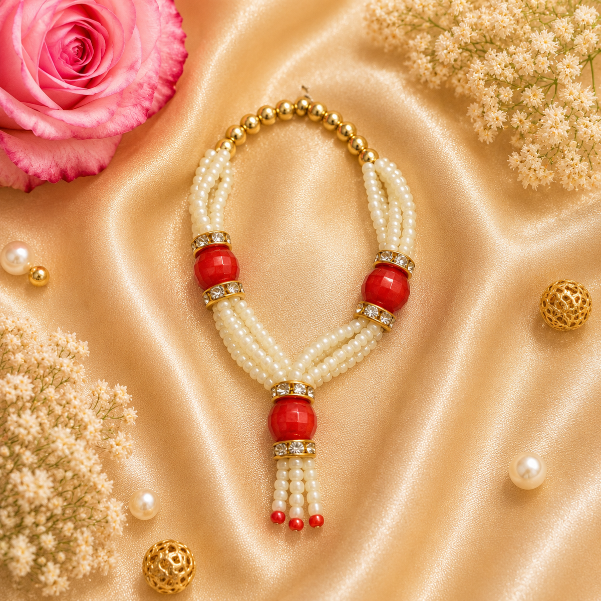 Mangalmayi Shringar Necklace Set (Pack of 5)