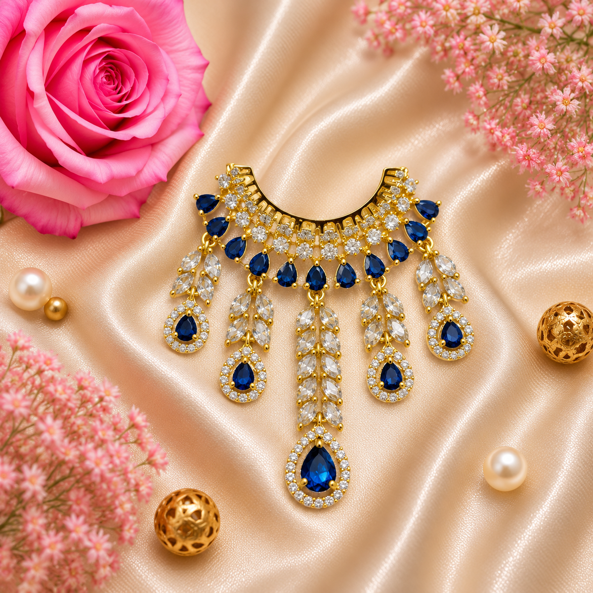 Neel Shringar Mayur Necklace Set