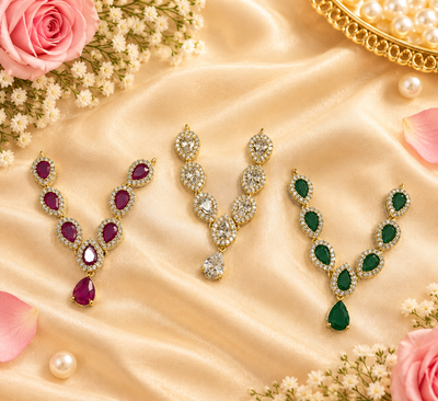 Harit Shwet Kusum Necklace Set (Pack of 3)