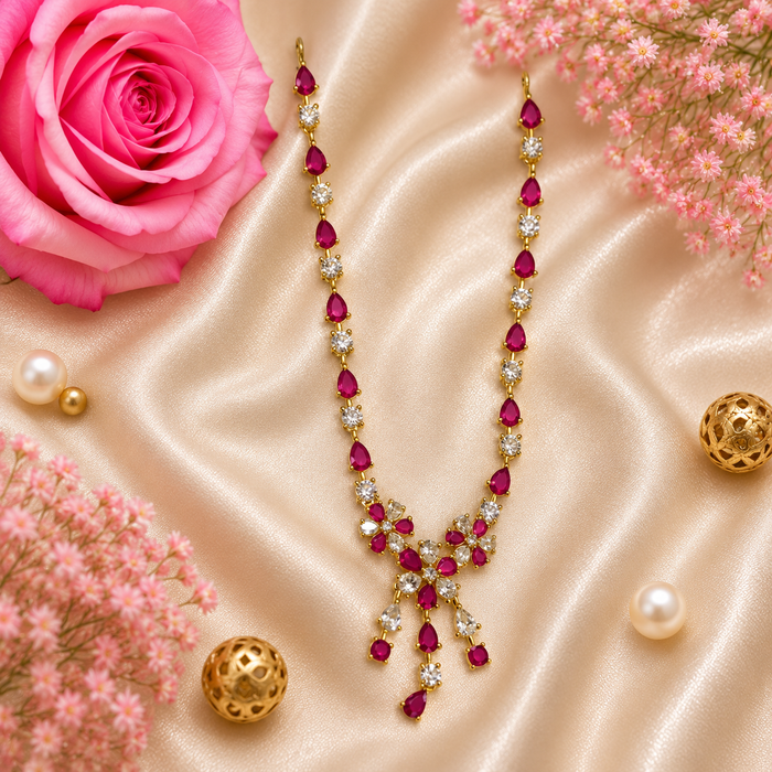 Ruby Shubh Necklace Set