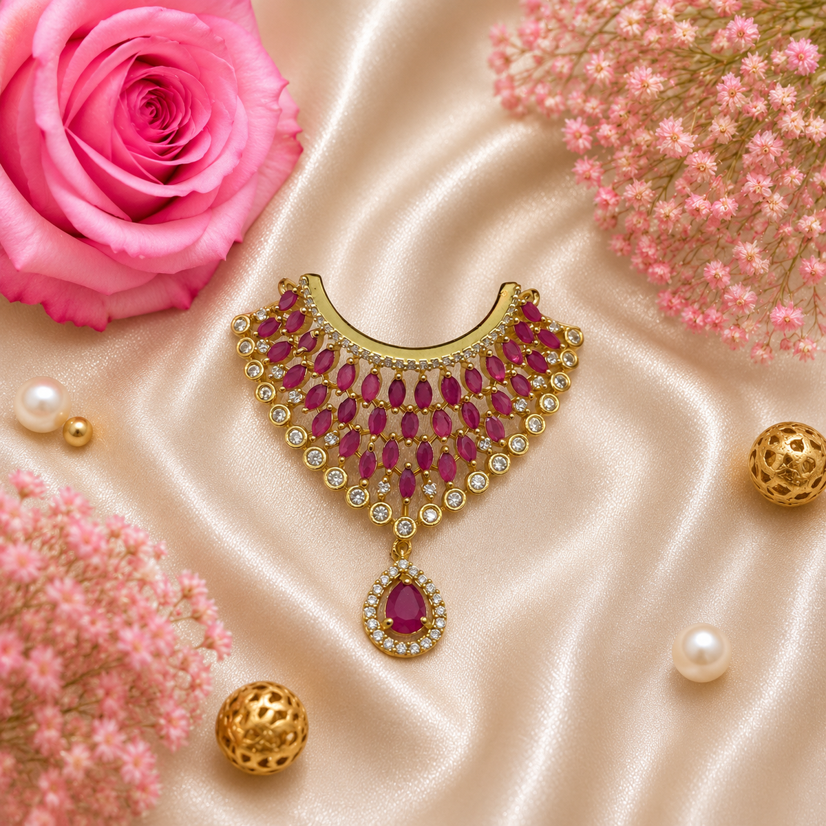 Rubymani Bhakti Necklace Set