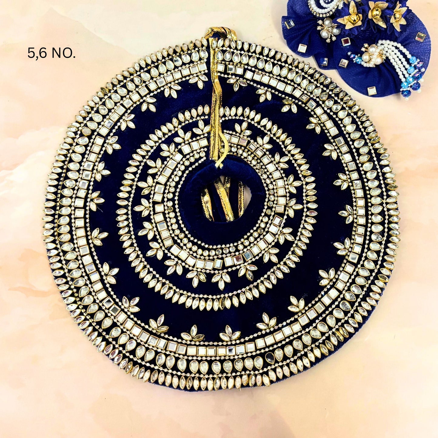 Neelrajya Velvet Laddu Gopal Dress