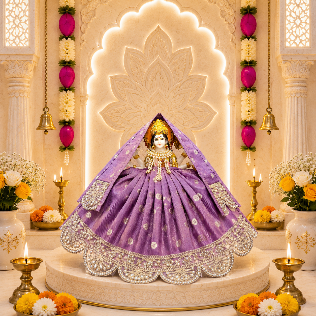 Rajmala Shringar Mata Rani Dress