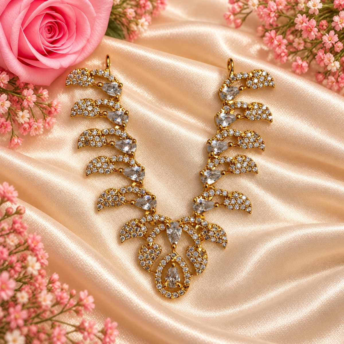 Harit Pallav Necklace Set (Pack of 2)