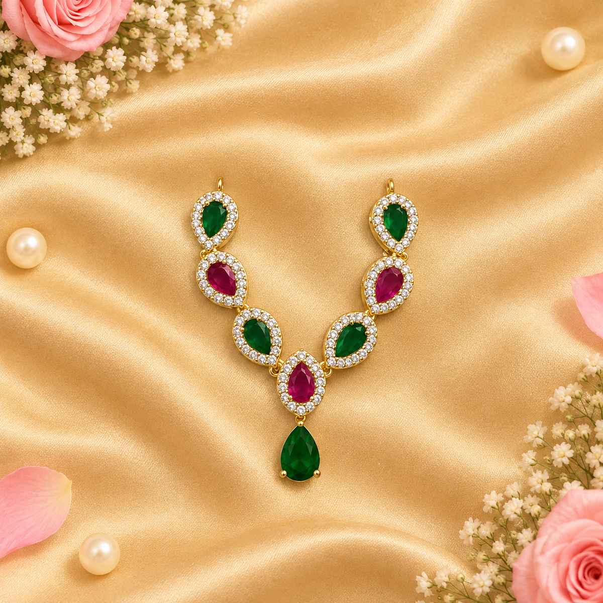 Rang Kusum Necklace Set (Pack of 2)