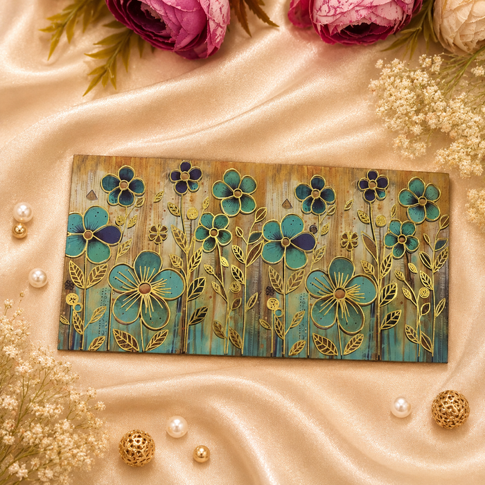 Aastha Floral Paper Envelopes (Pack of 10)