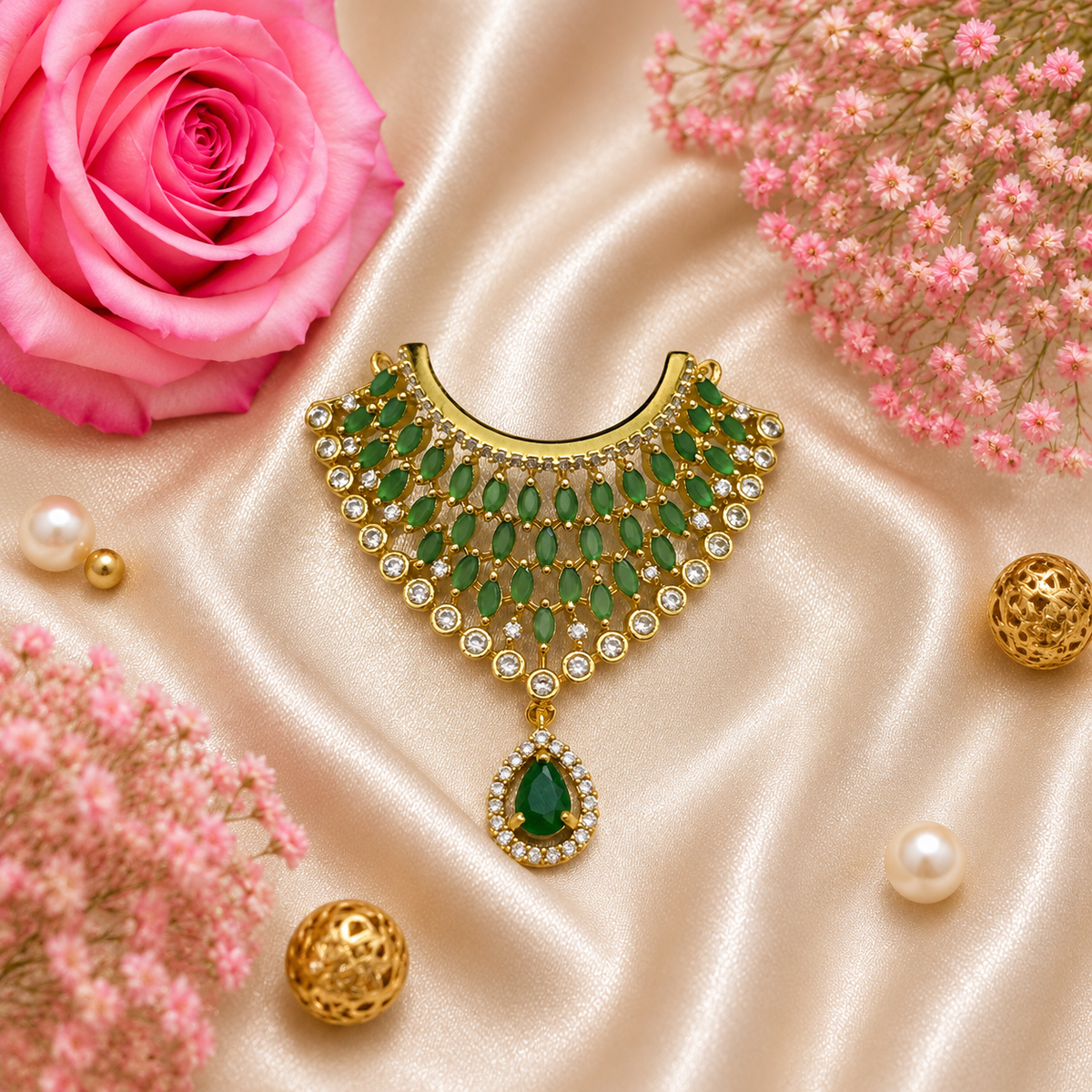 Haritmani Bhakti Necklace Set