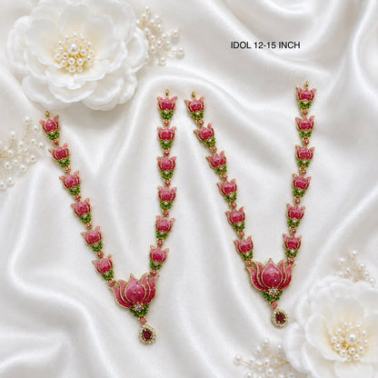 Laxmi Kamal Necklace Set(Pack of 2)