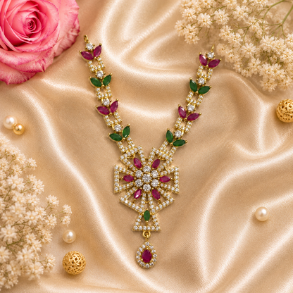 Neelam Tarang Kanth Necklace Set