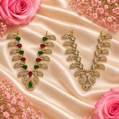Harit Pallav Necklace Set (Pack of 2)