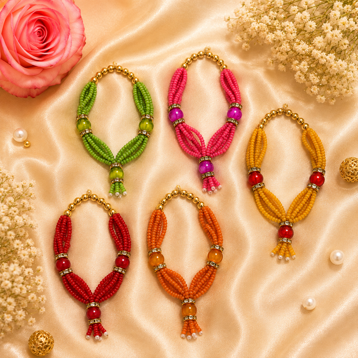 Bhaktii Shringar Necklace Set (Pack of 5)