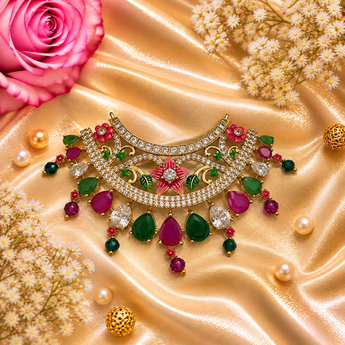 Mangalmayi Harit Tarang Necklace Set