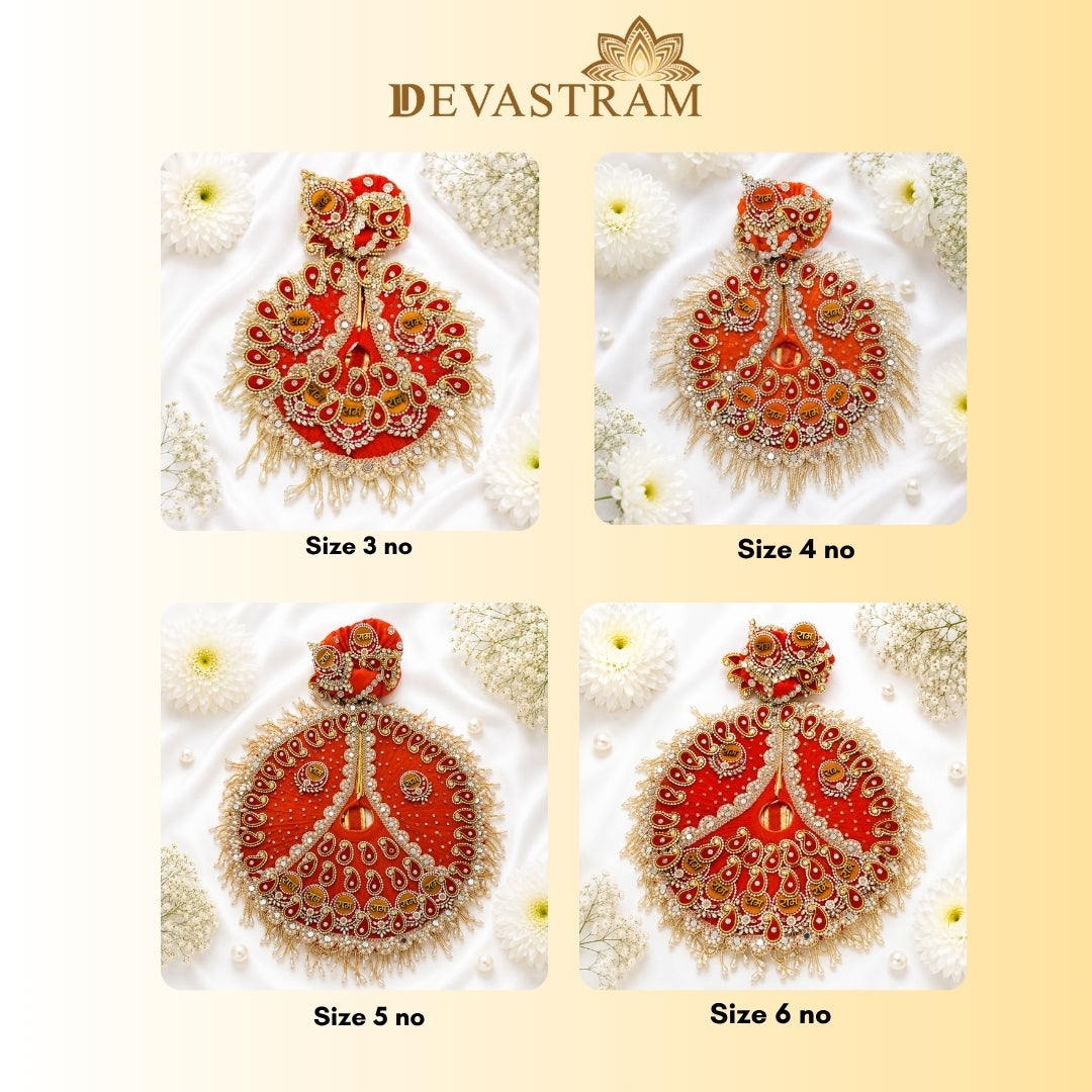 Kesari Roop Laddu Gopal Dress
