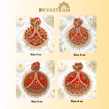 Kesari Roop Laddu Gopal Dress