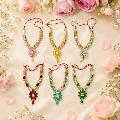 Rasvilas Kanthi Necklace Set(Pack of 6)