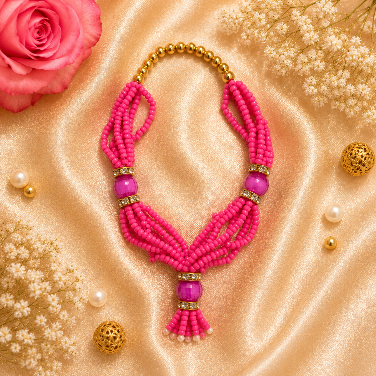 Bhaktii Shringar Necklace Set (Pack of 5)