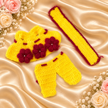 Ruby Surya Woollen Radhe Krishna Dress