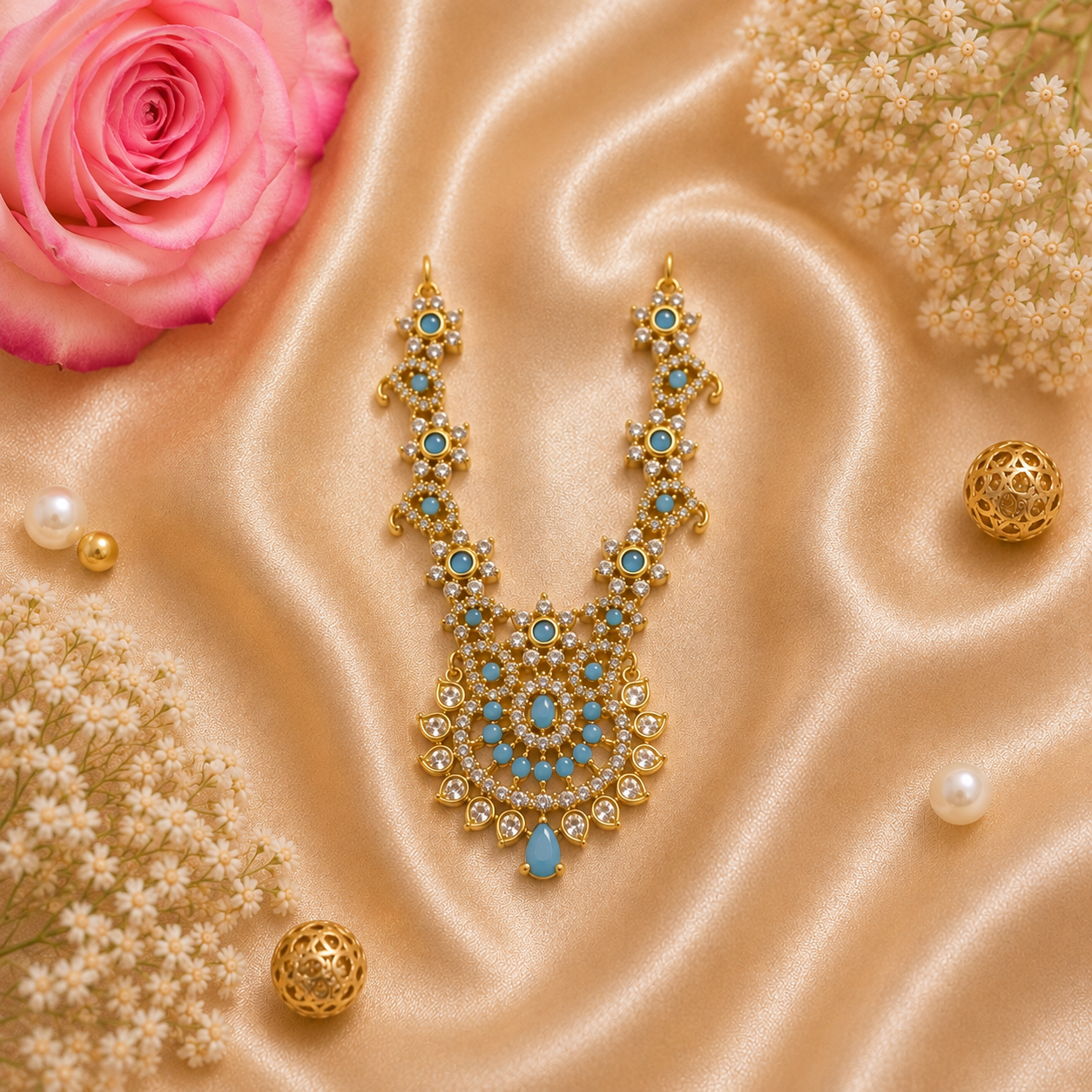 Yamuna Ratna Necklace Set (Pack of 3)