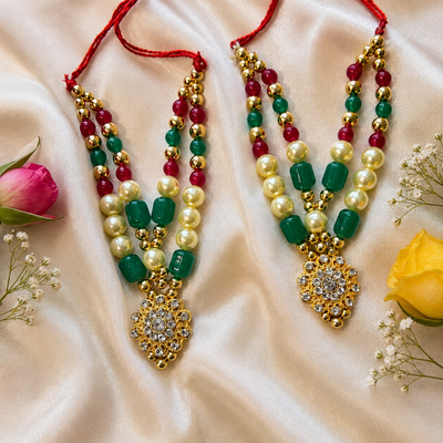 Braj Mohan Necklace Set(Pack of 2)