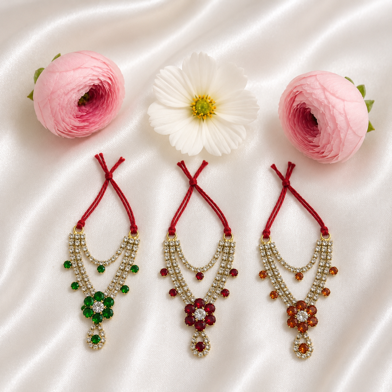 Pushp Kanthii Necklace Set(Pack of 3)
