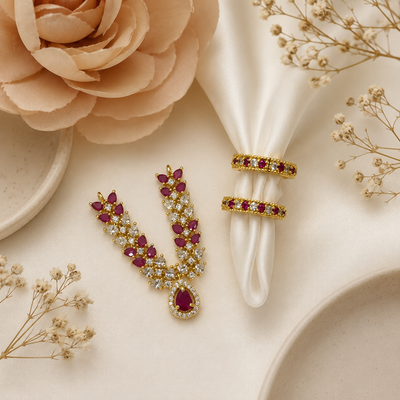 Rubyratna Rani Shringar Set