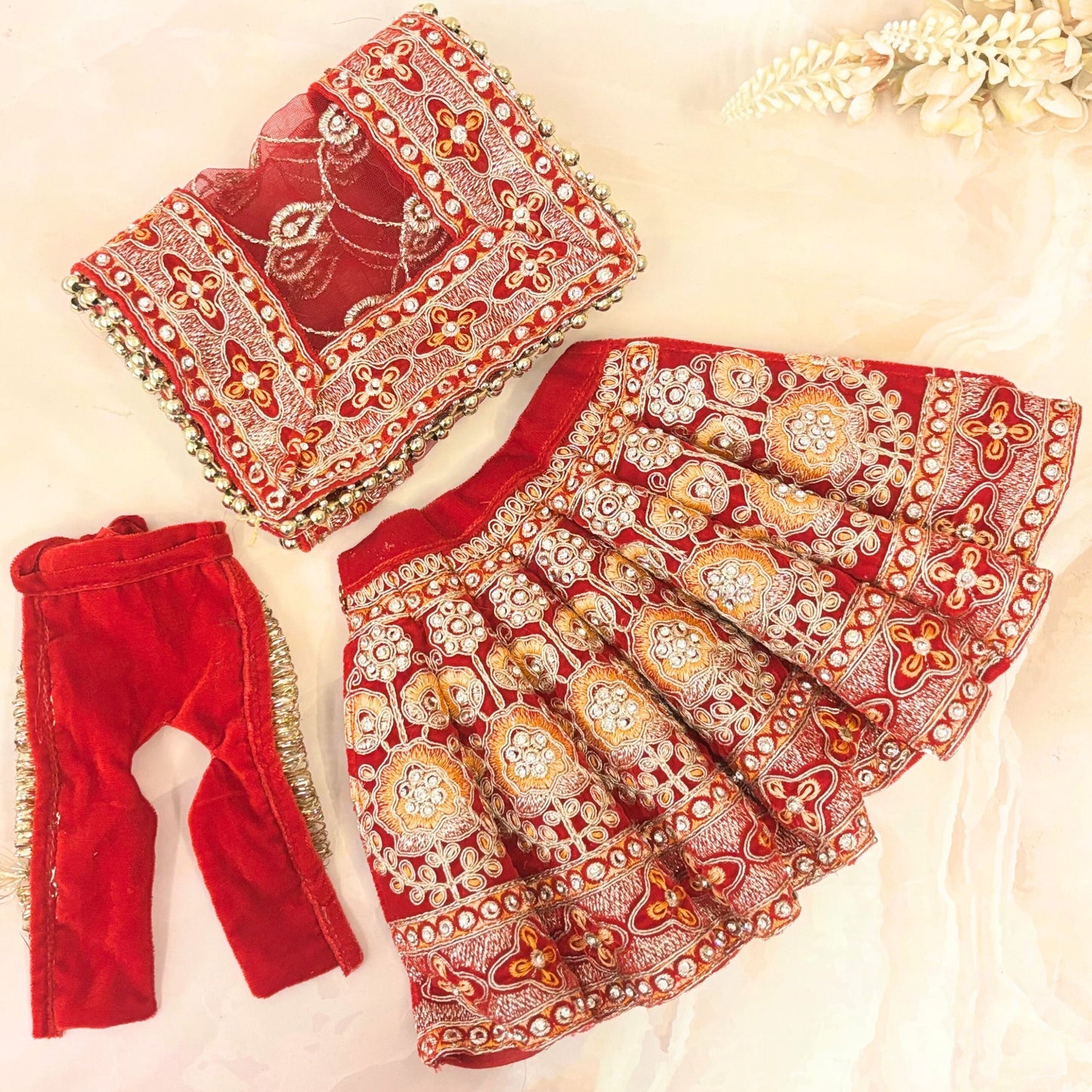 Sindūrāmbarā Mata Rani Dress