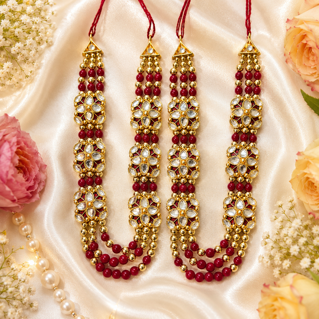 Shyamm Ratna Necklace Set(Pack of 2)