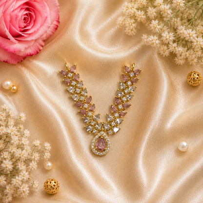 Ruby Manikya Necklace Set (Pack of 2)